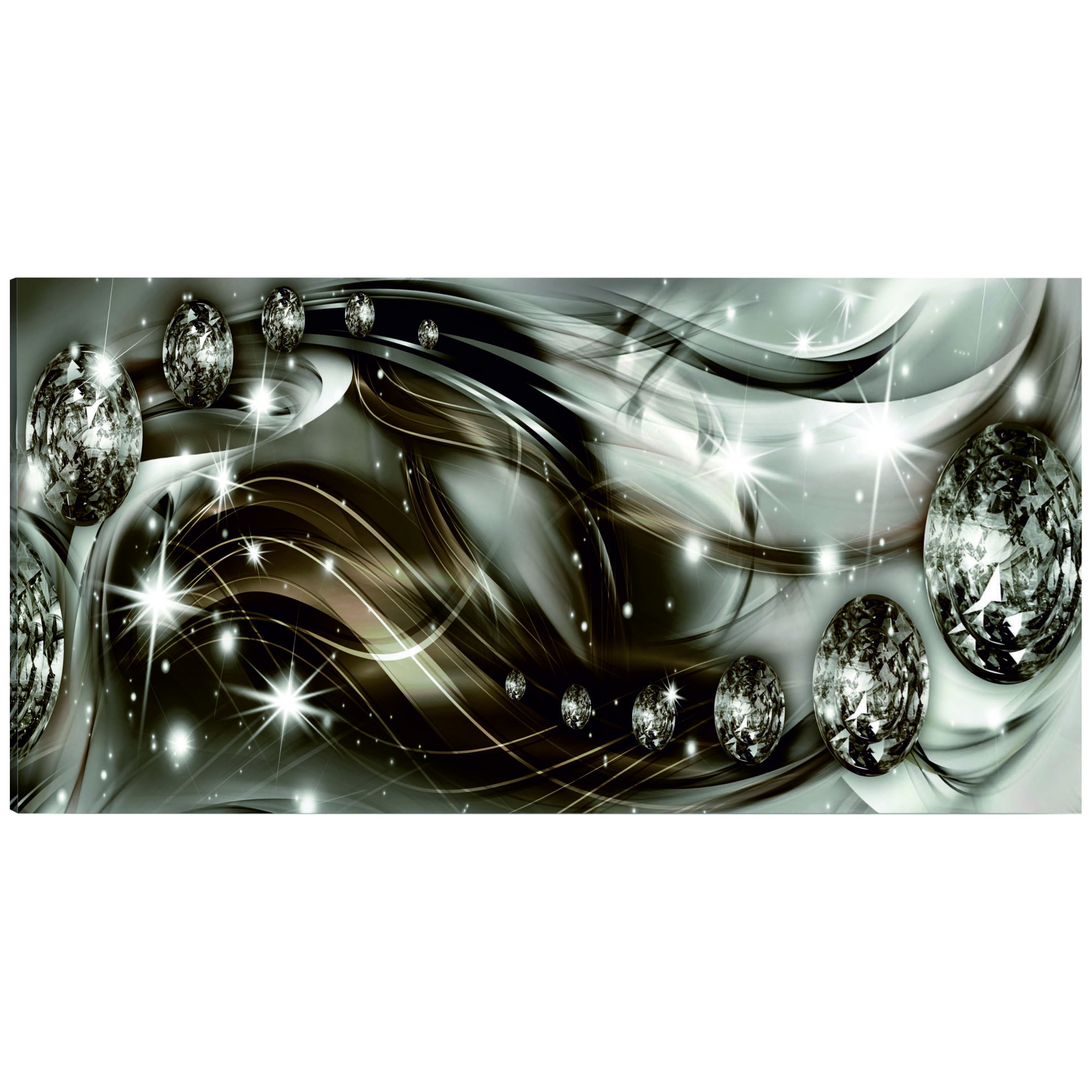 Tablou canvas - Stralucire Si valuri - 120 x 40 cm
