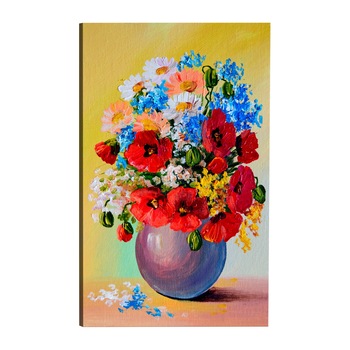 Tablou canvas - Buchet de flori salbatice - 80 x 120 cm