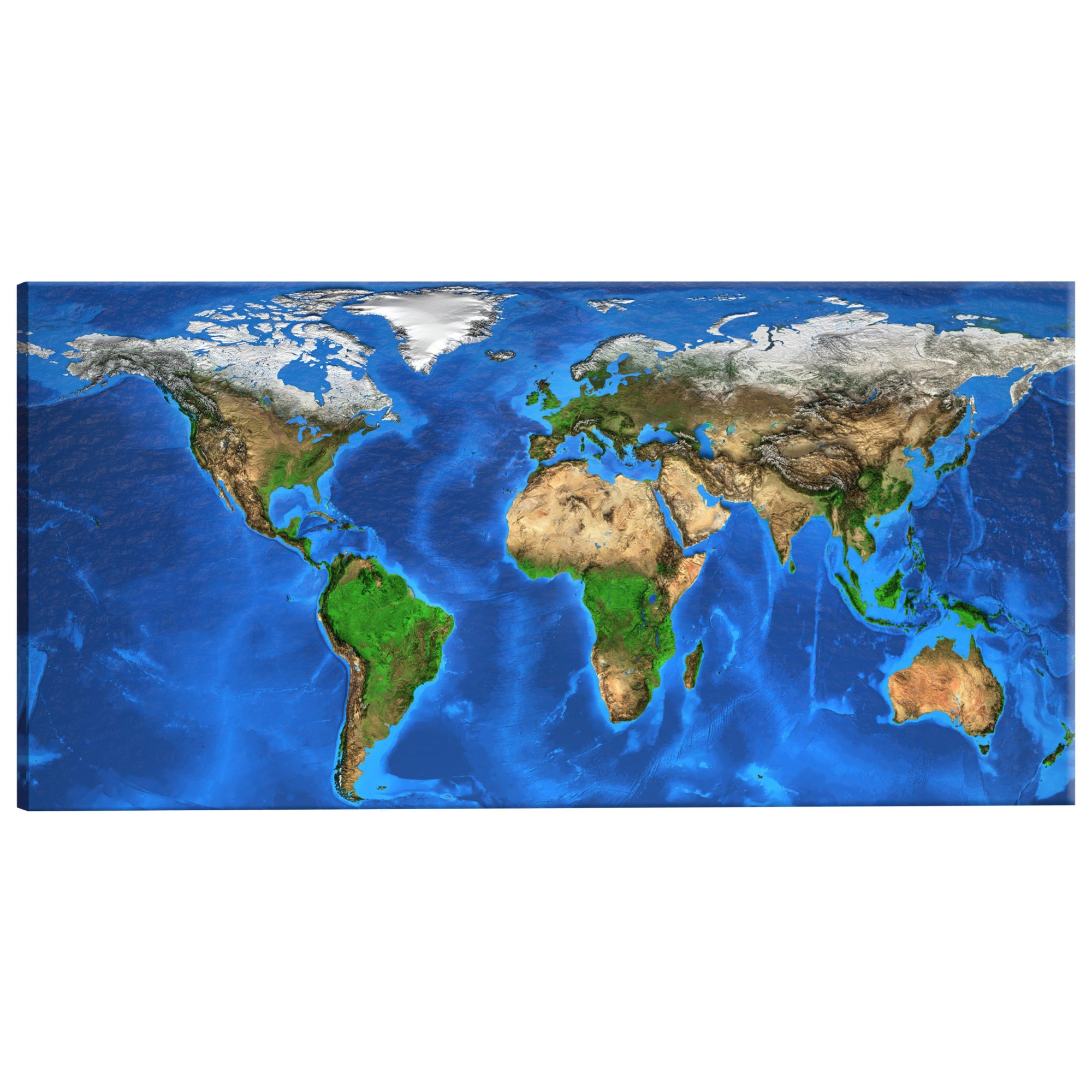 Tablou canvas - Lumea magnifica - 135 x 45 cm