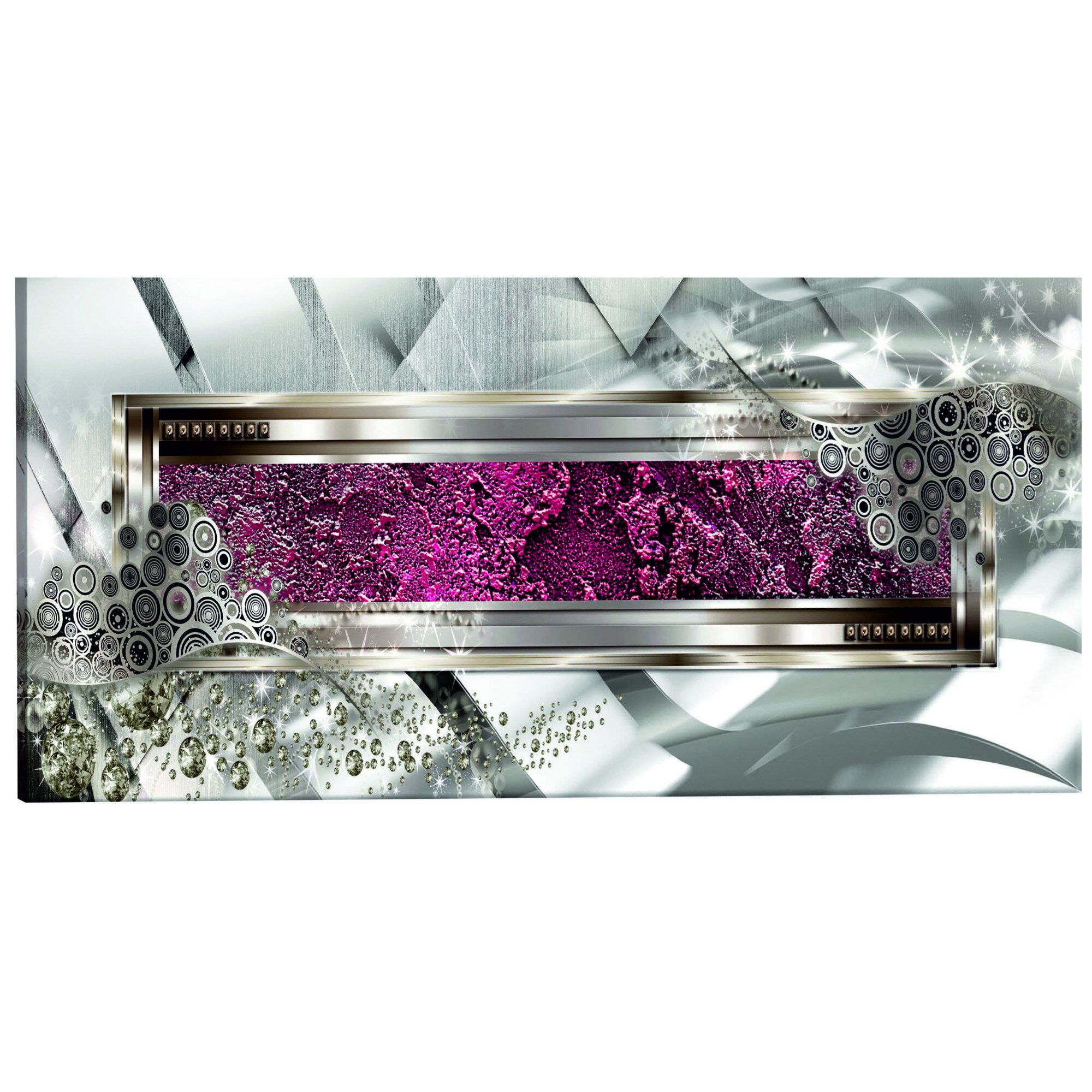 Tablou canvas - Roz ascuns - 120 x 40 cm