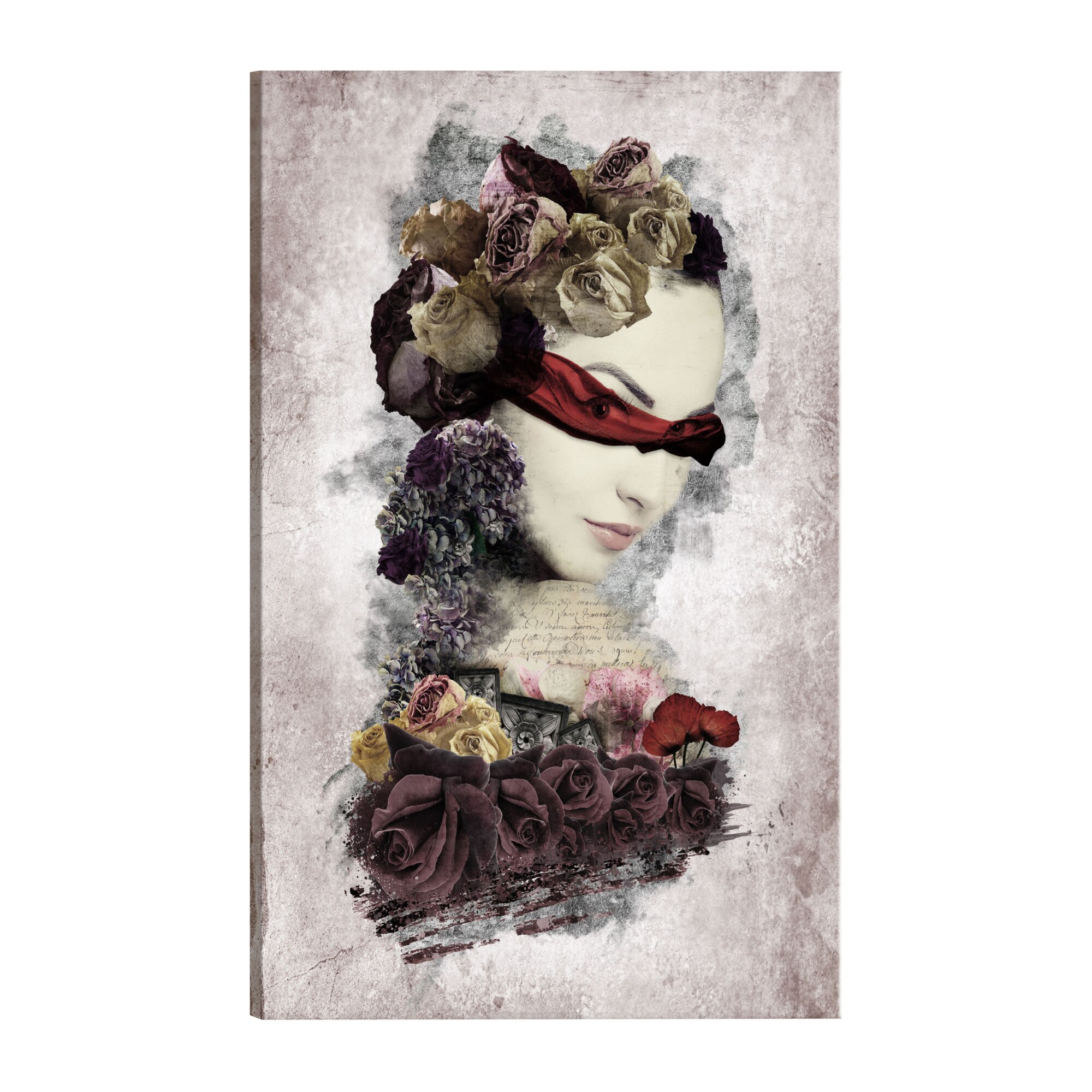 Tablou canvas - Doamna misterioasa - 80 x 120 cm