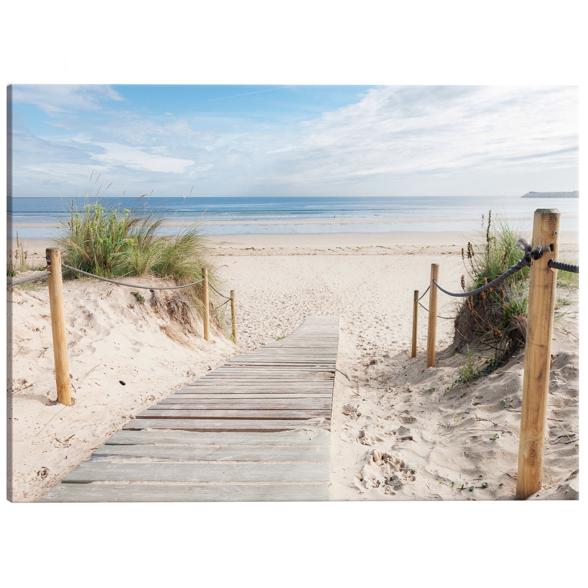 Tablou canvas - Plaja fermecatoare - 135 x 45 cm