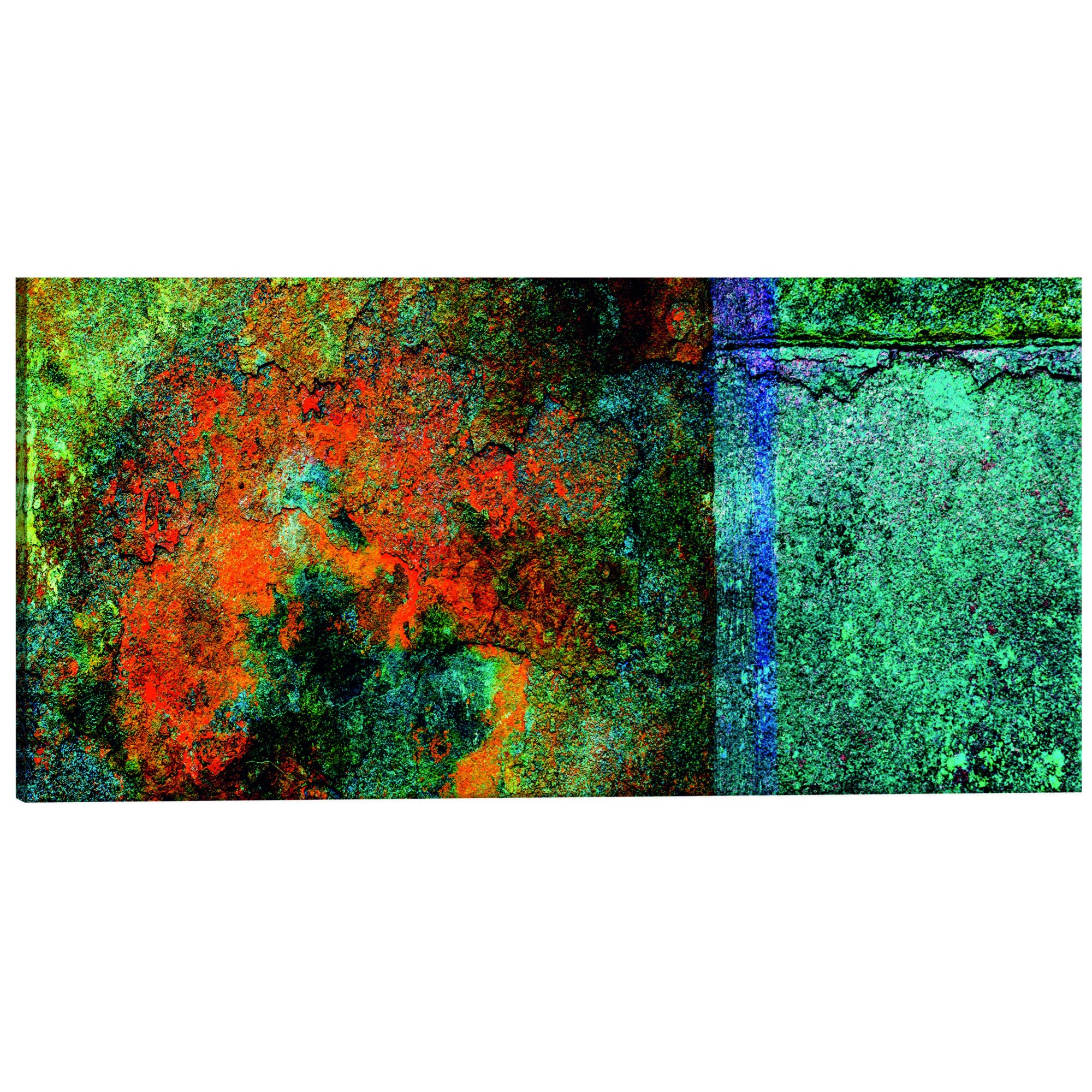 Tablou canvas - Caleidoscopul metalic - 135 x 45 cm