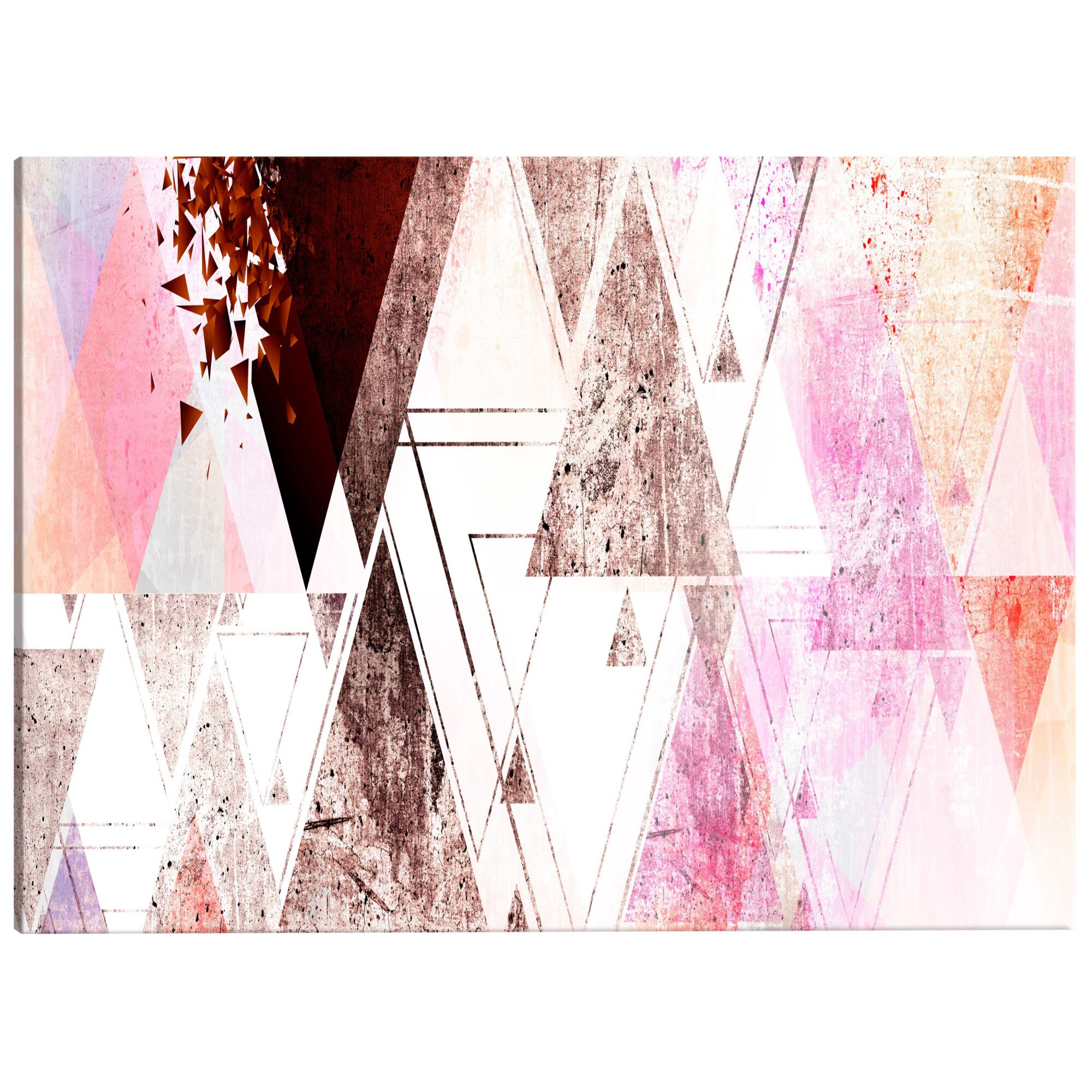Tablou canvas - Evolutie geometrica Ingusta - 120 x 40 cm