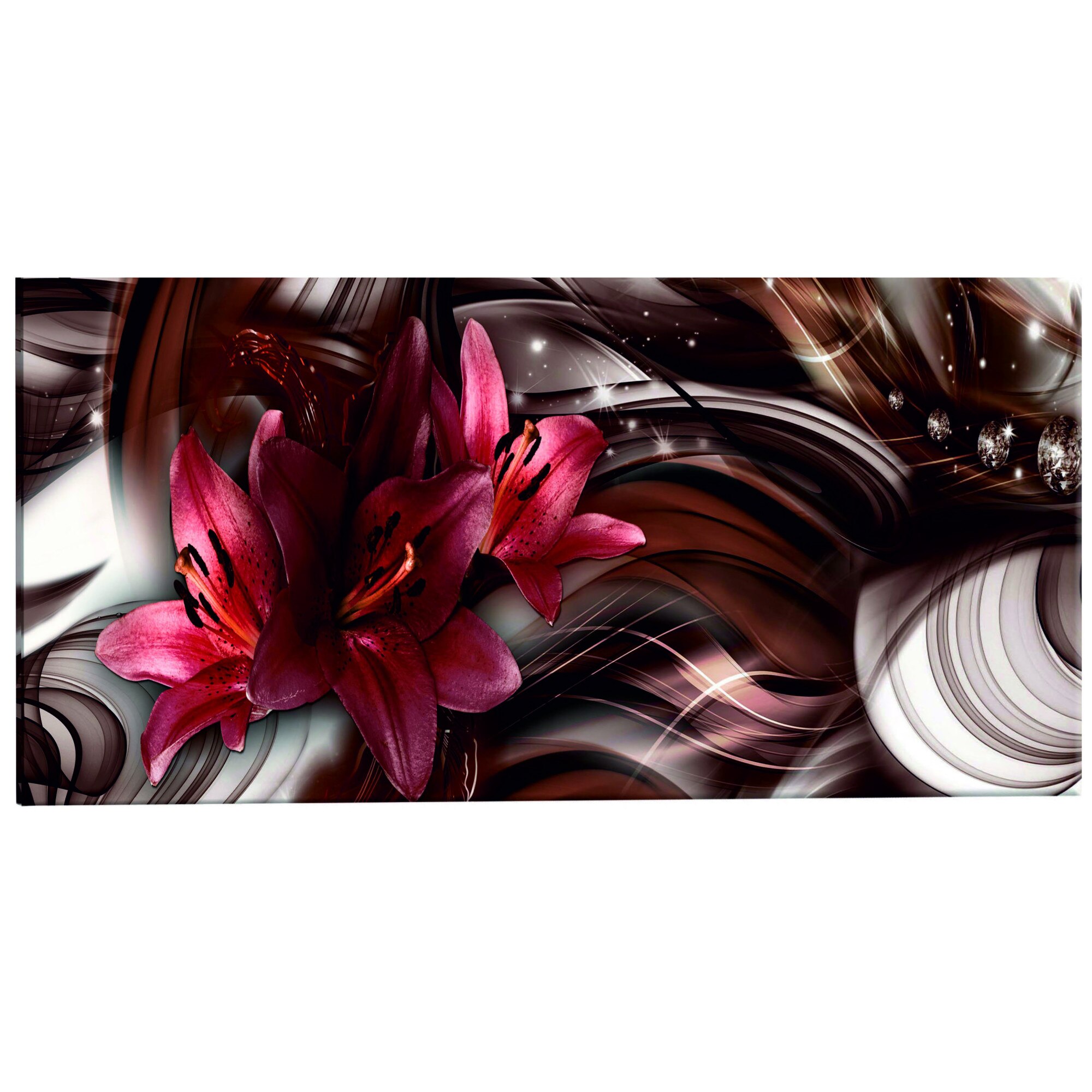 Tablou canvas - Empire of Lily - 120 x 40 cm