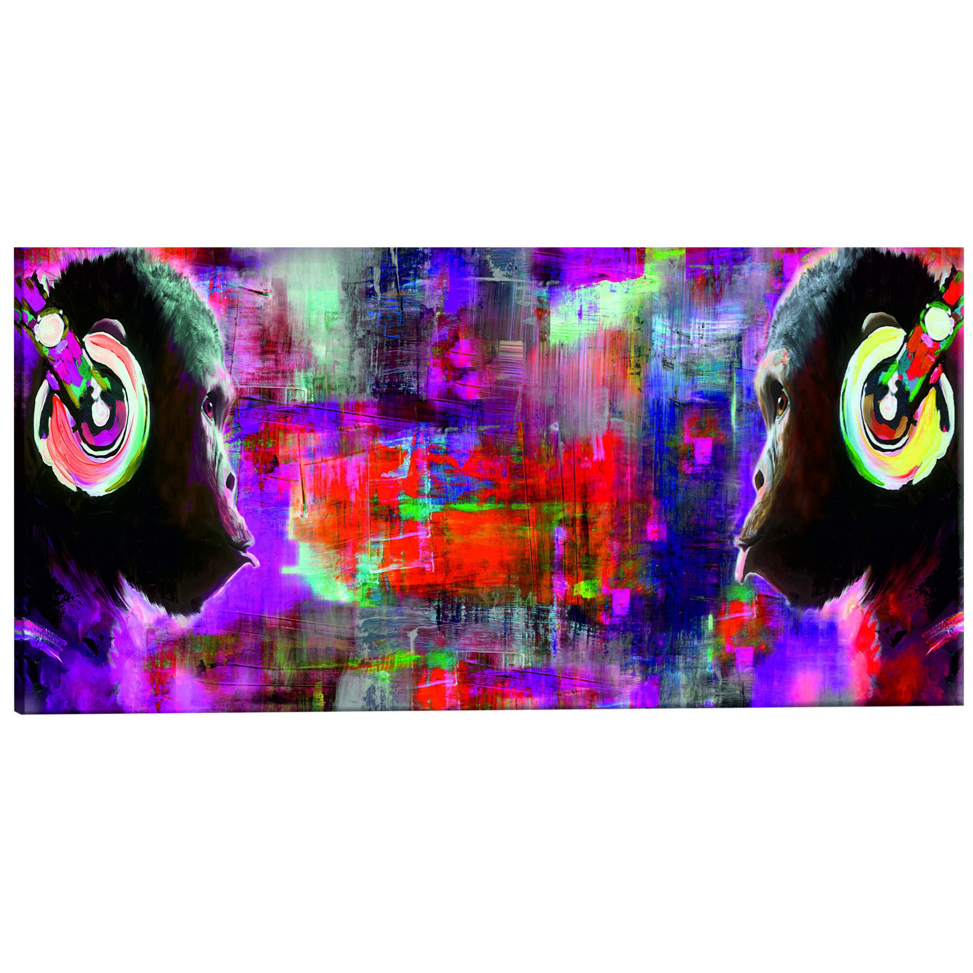 Tablou canvas - Culorile muzicii - 135 x 45 cm