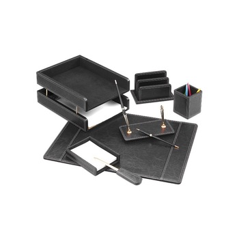 Set birou lux Forpus 47201 piele ecologica Set birou lux Forpus 47201 piele ecologica