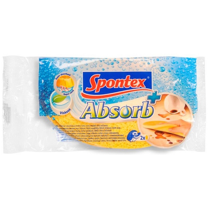 2 Bureti Vase Absorb+ Spontex