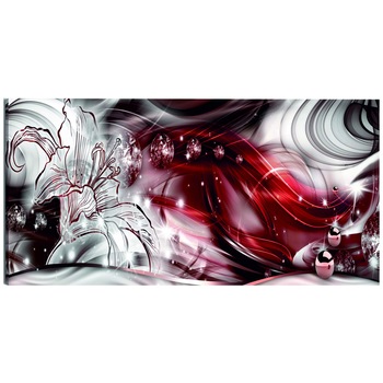 Tablou canvas - Crimson Melody - 120 x 40 cm