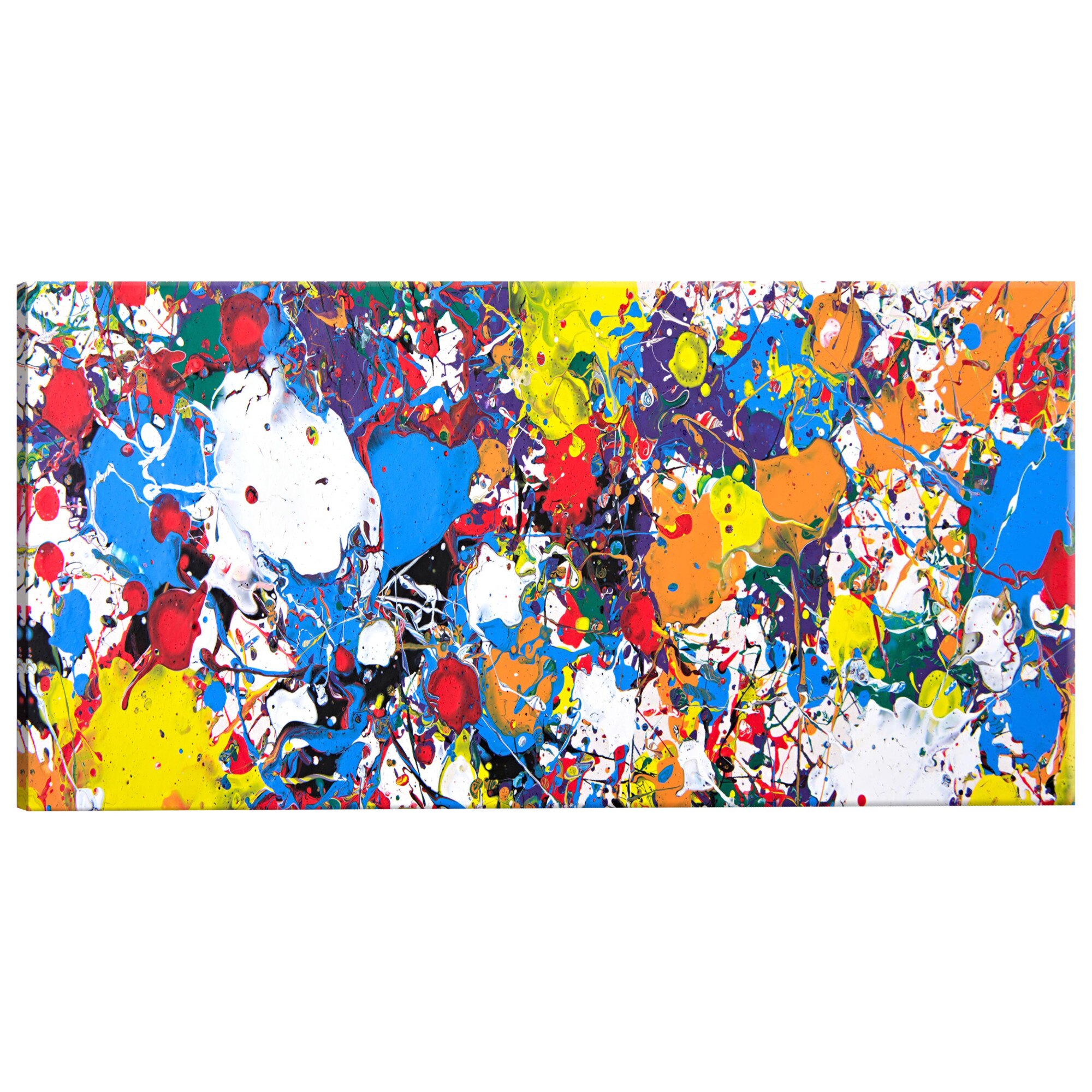 Tablou canvas - Iluminarea curcubeului - 135 x 45 cm