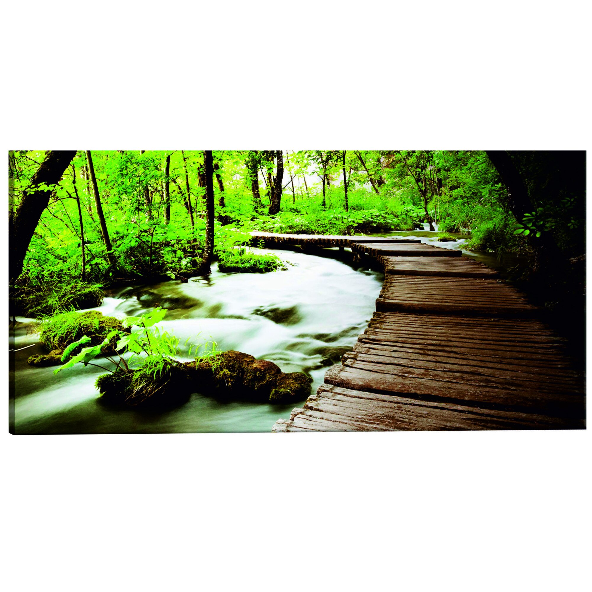 Tablou canvas - Cantecul padurii - 120 x 40 cm