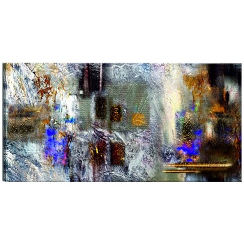 Tablou canvas - Caleidoscopul de iarna - 120 x 40 cm