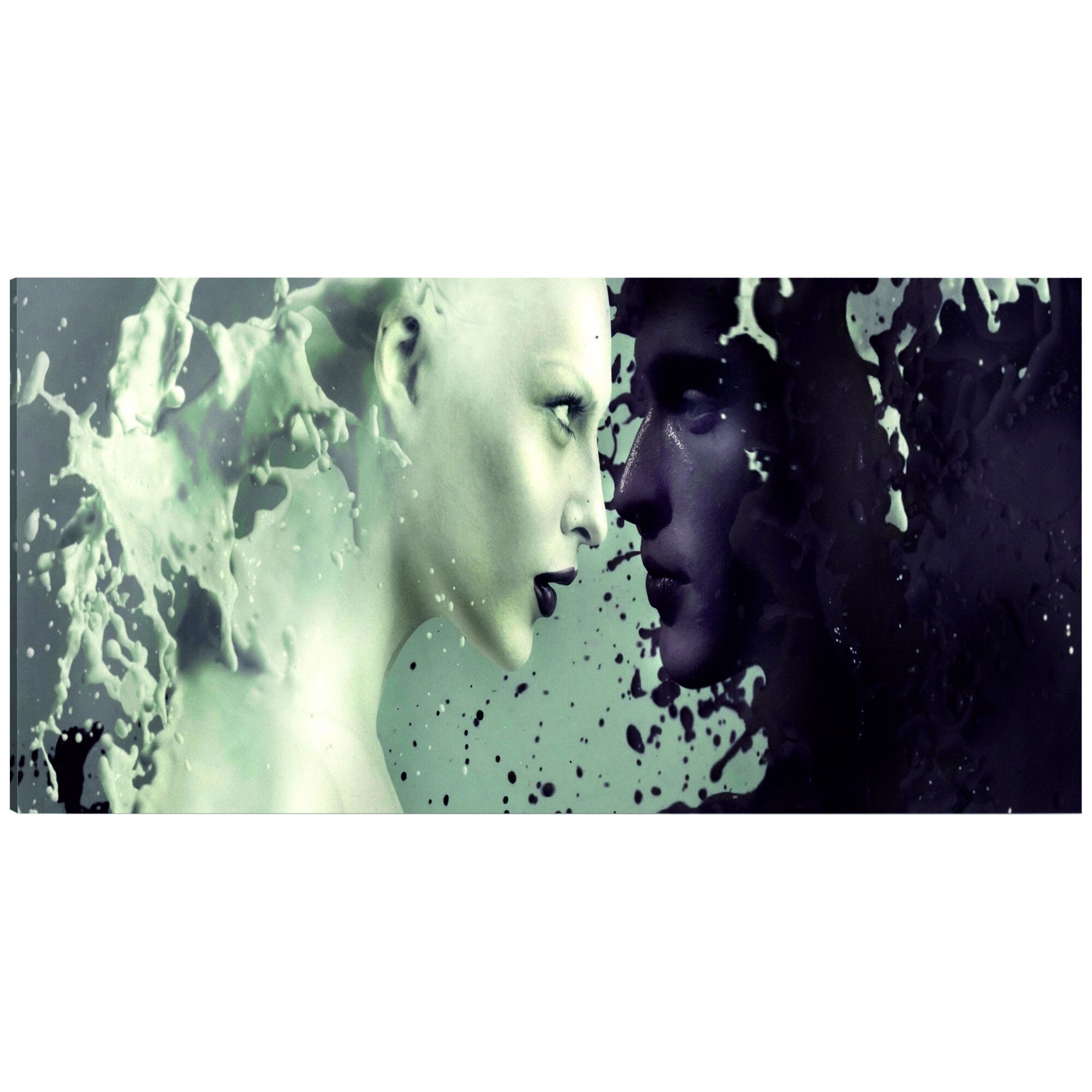 Tablou canvas - Demoni In ochii tai ... - 120 x 40 cm