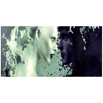 Tablou canvas - Demoni In ochii tai ... - 135 x 45 cm Tablou canvas - Demoni In ochii tai ... - 135 x 45 cm