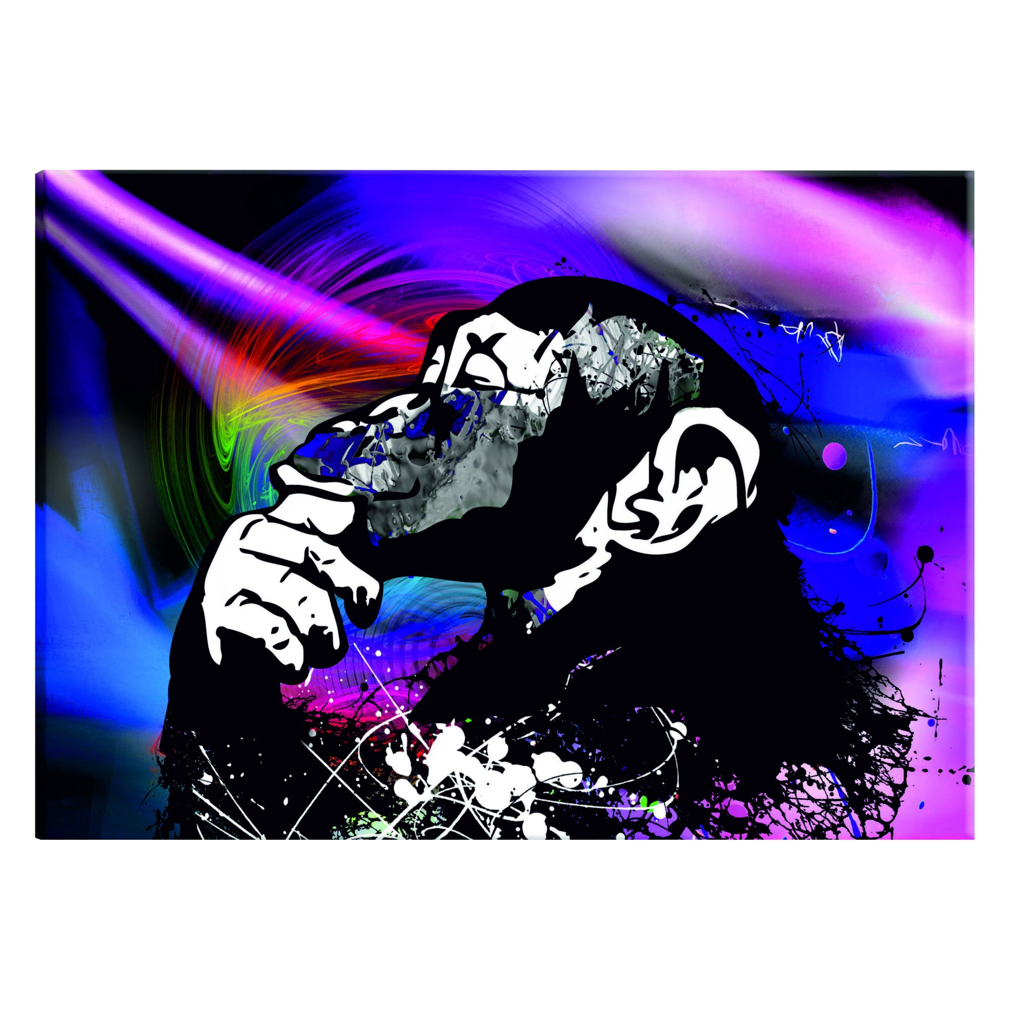 Tablou canvas - Petrecere neon - 60 x 40 cm