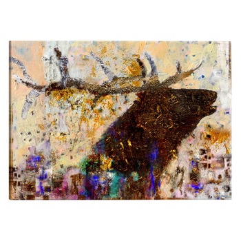 Tablou canvas - Cerbul de Aur - 60 x 40 cm