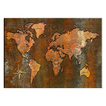 Tablou canvas - Lumea ruginita - 60 x 40 cm