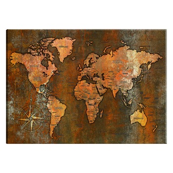 Tablou canvas - Lumea ruginita - 60 x 40 cm