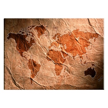 Tablou canvas - Harta hartiei - 60 x 40 cm Tablou canvas - Harta hartiei - 60 x 40 cm