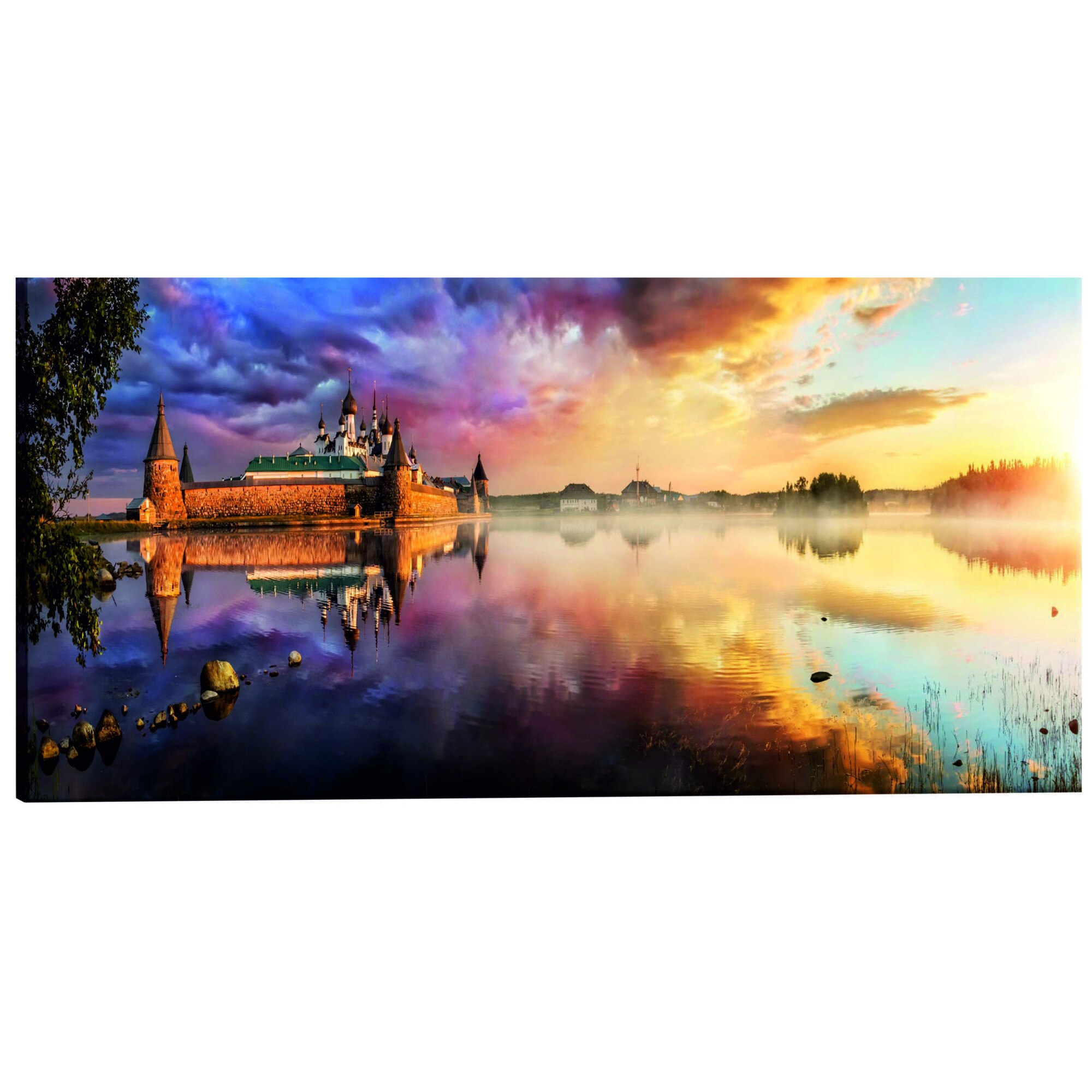 Tablou canvas - Manastirea Solovetsky, Rusia - 135 x 45 cm