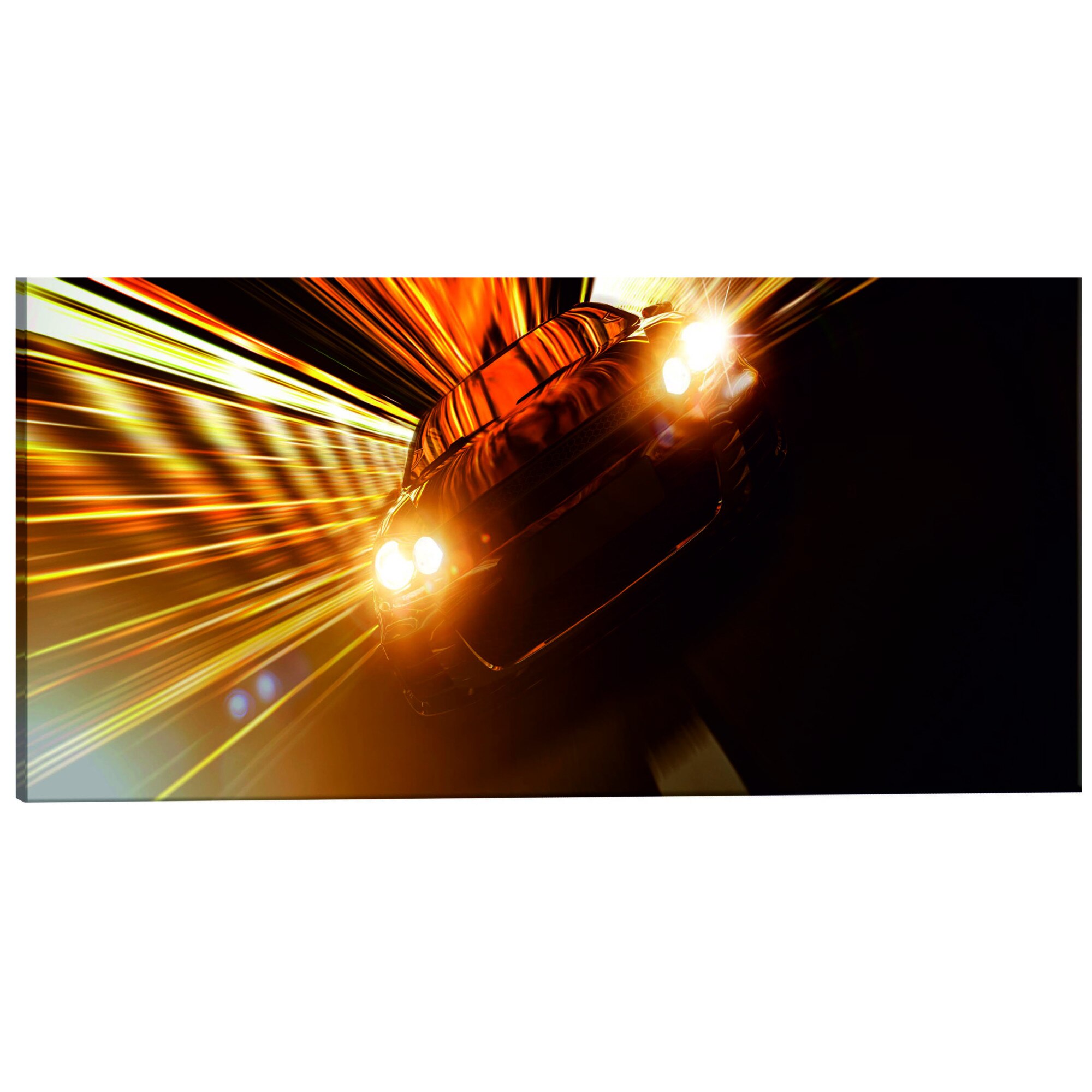 Tablou canvas - Raliul de noapte - 135 x 45 cm