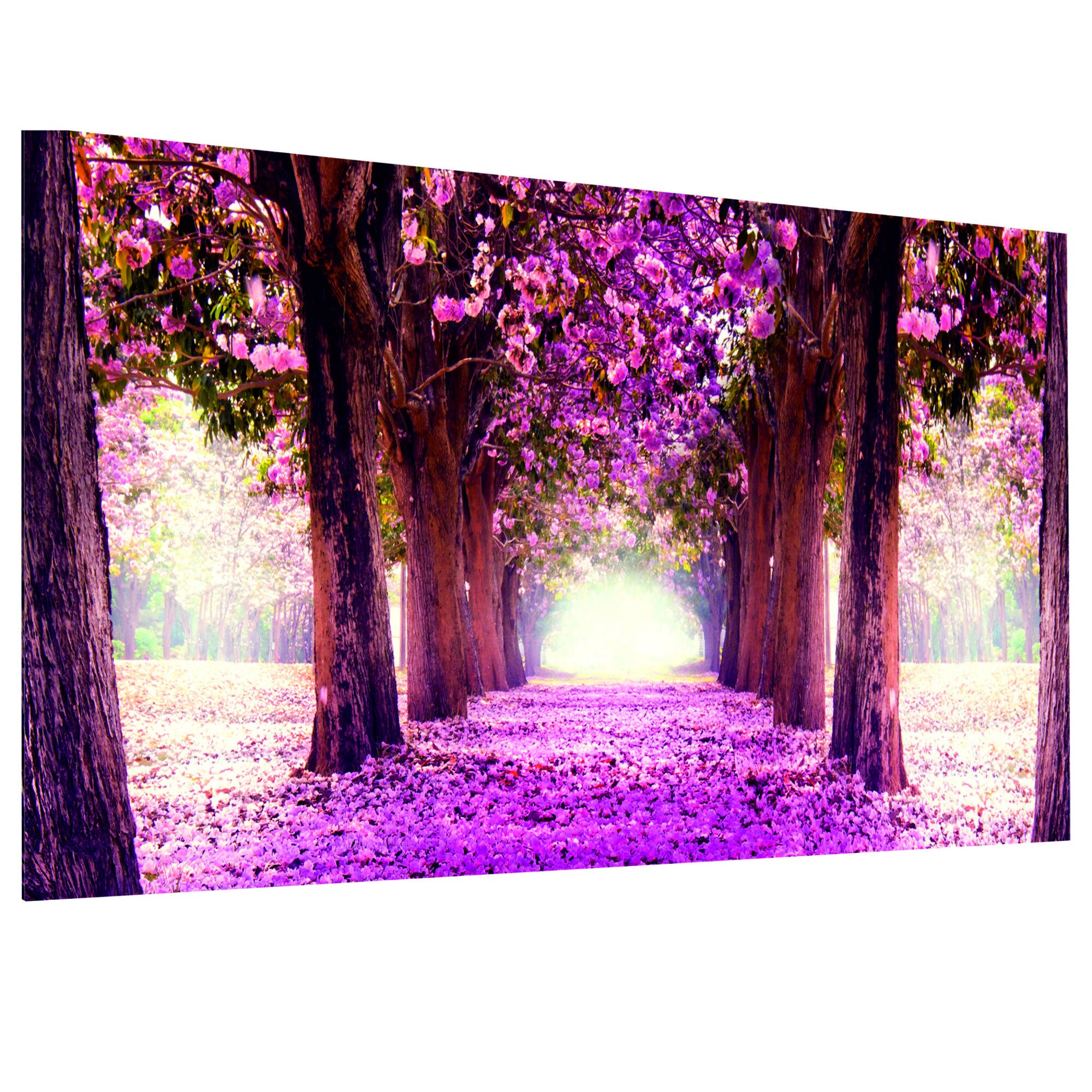Tablou canvas - Gradina Fuchsia - 135 x 45 cm