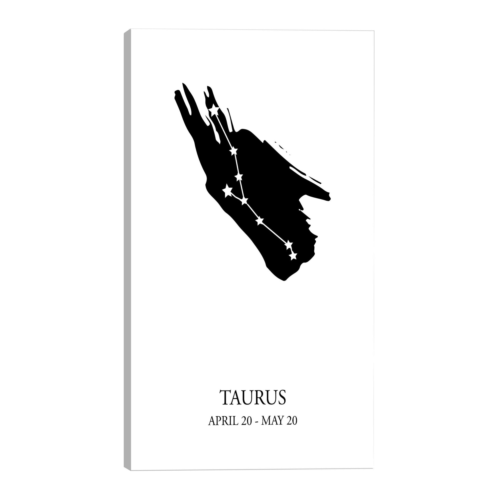Tablou canvas - Semne zodiacale Taur vertical - 40 x 60 cm