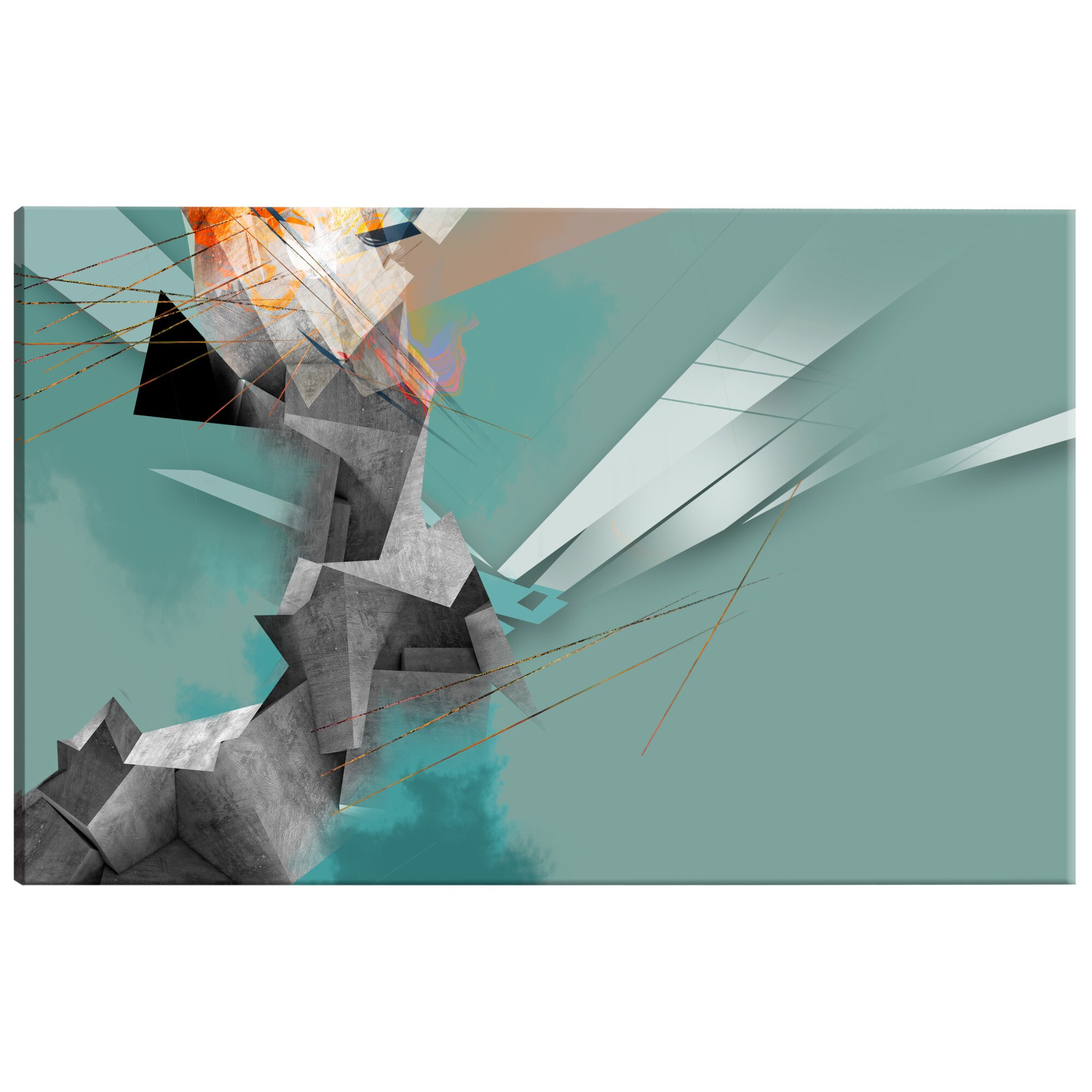 Tablou canvas - Nebunia geometrica - 120 x 60 cm