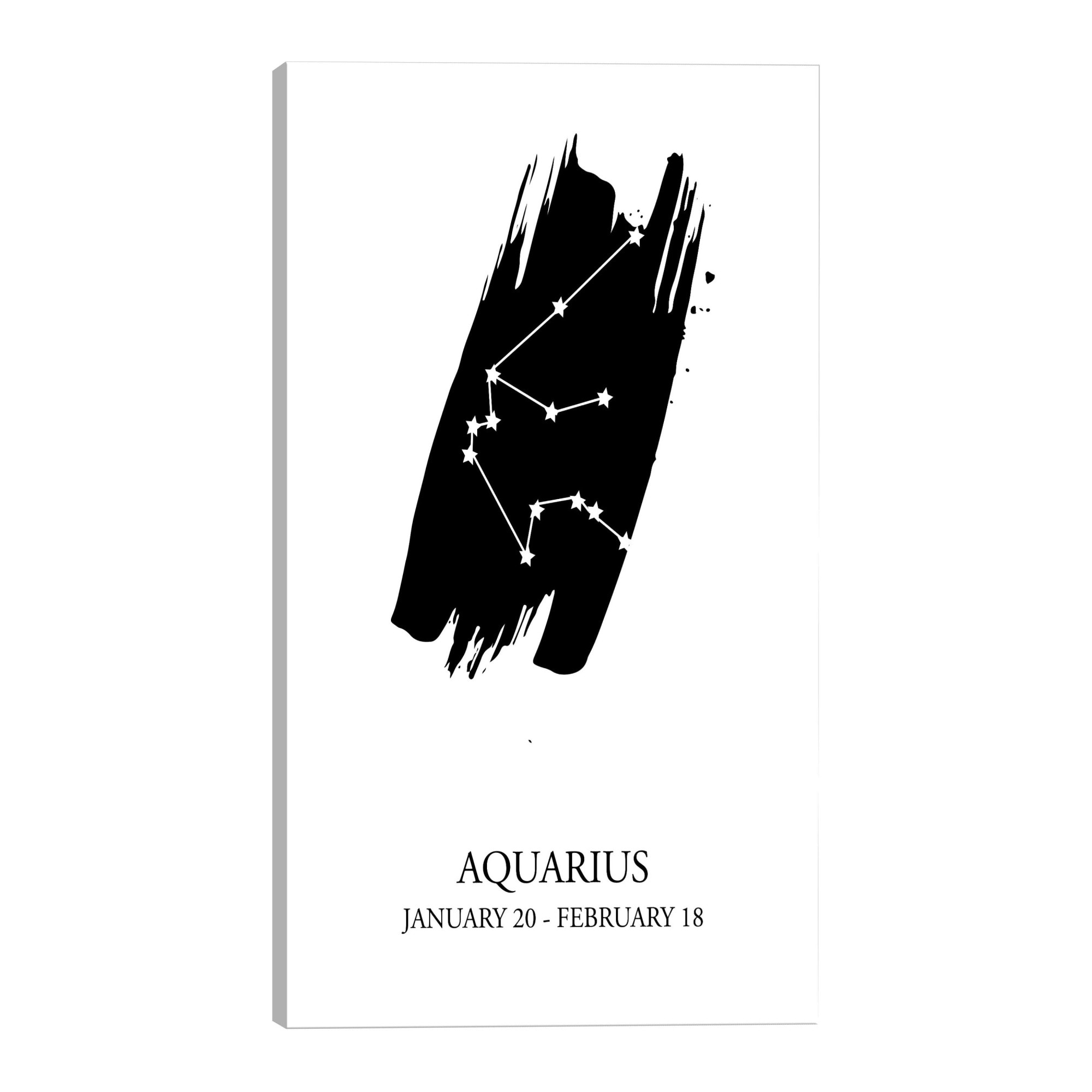Tablou canvas - Semne zodiacale Varsator vertical - 40 x 60 cm