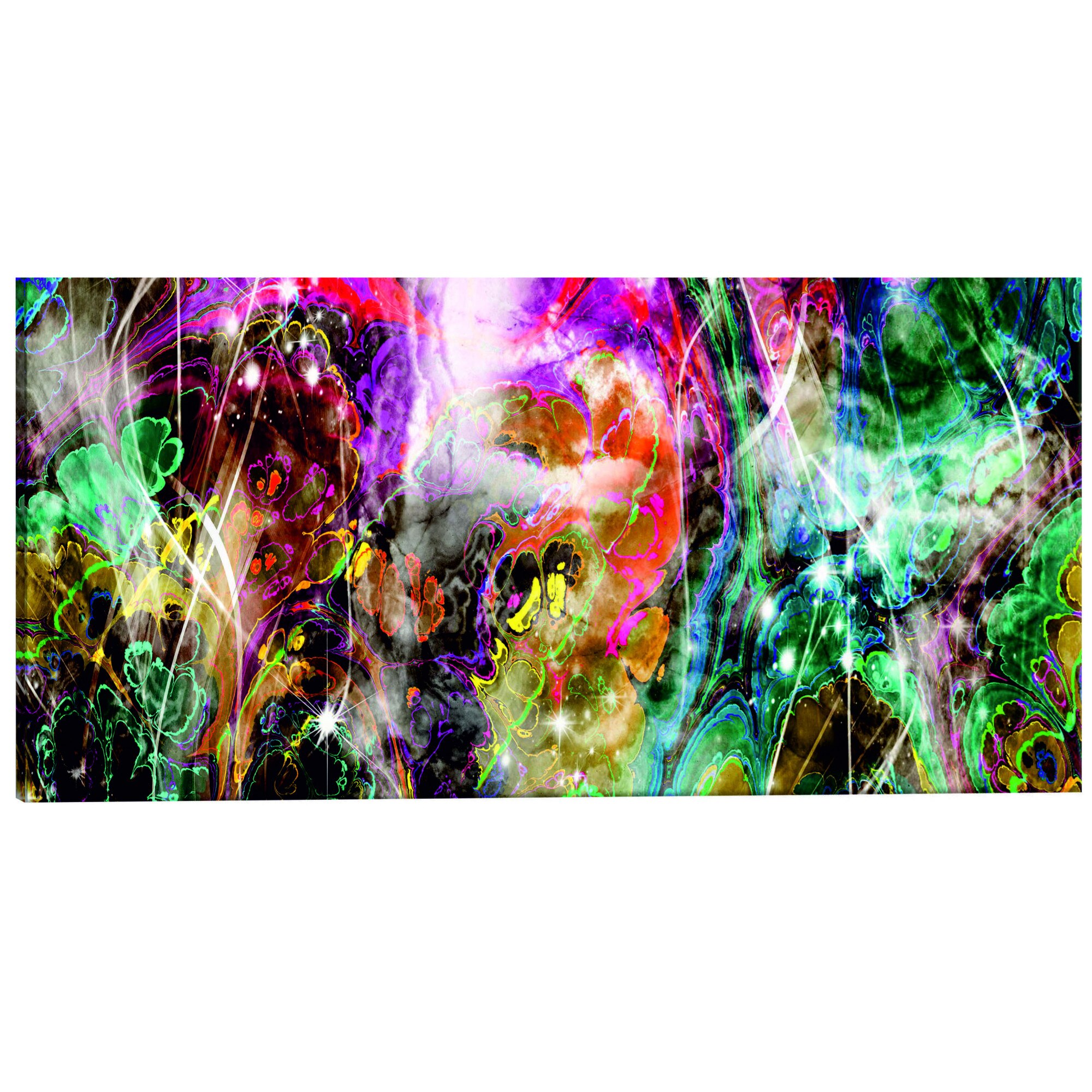 Tablou canvas - Caleidoscopul magic - 135 x 45 cm