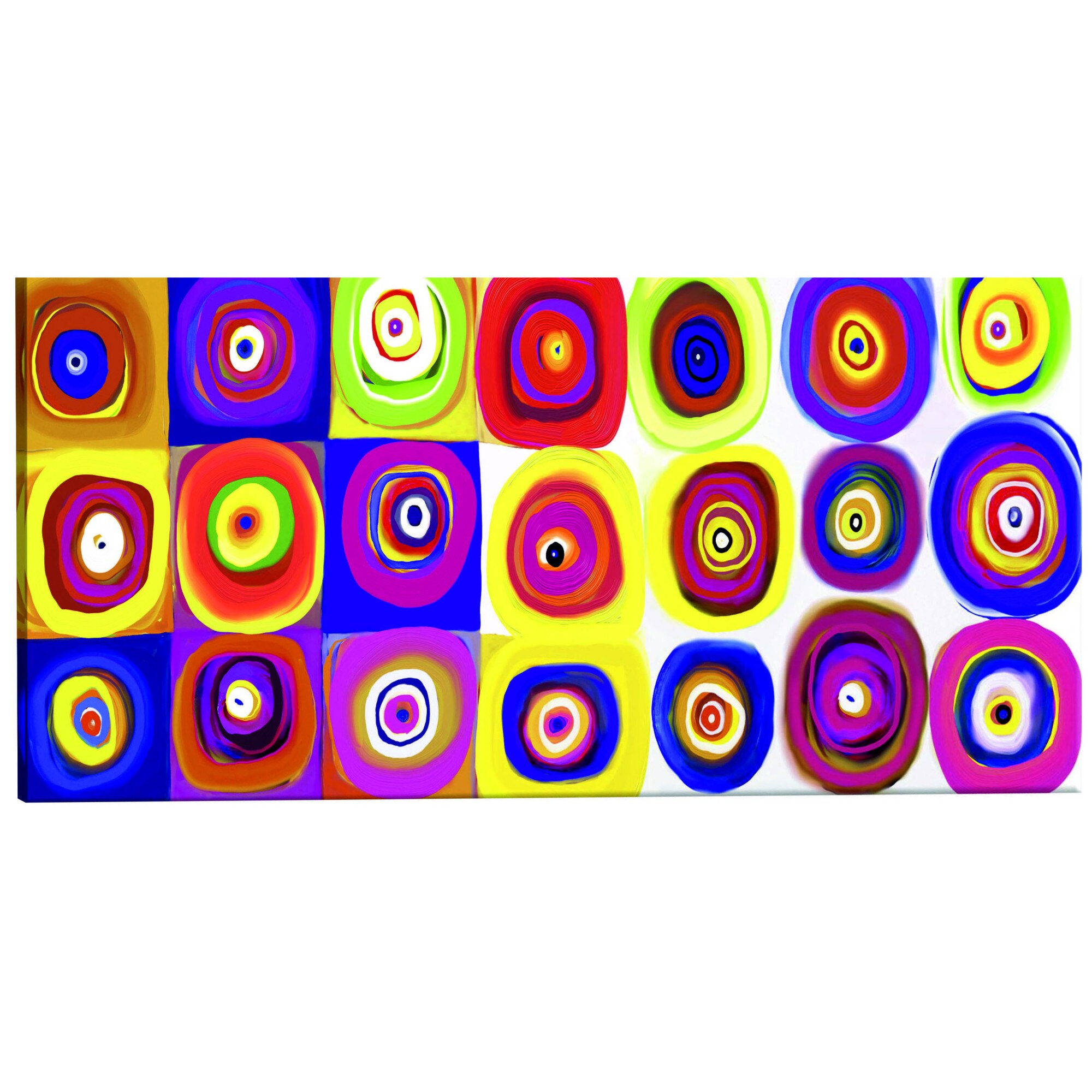 Tablou canvas - Carusel colorat - 135 x 45 cm
