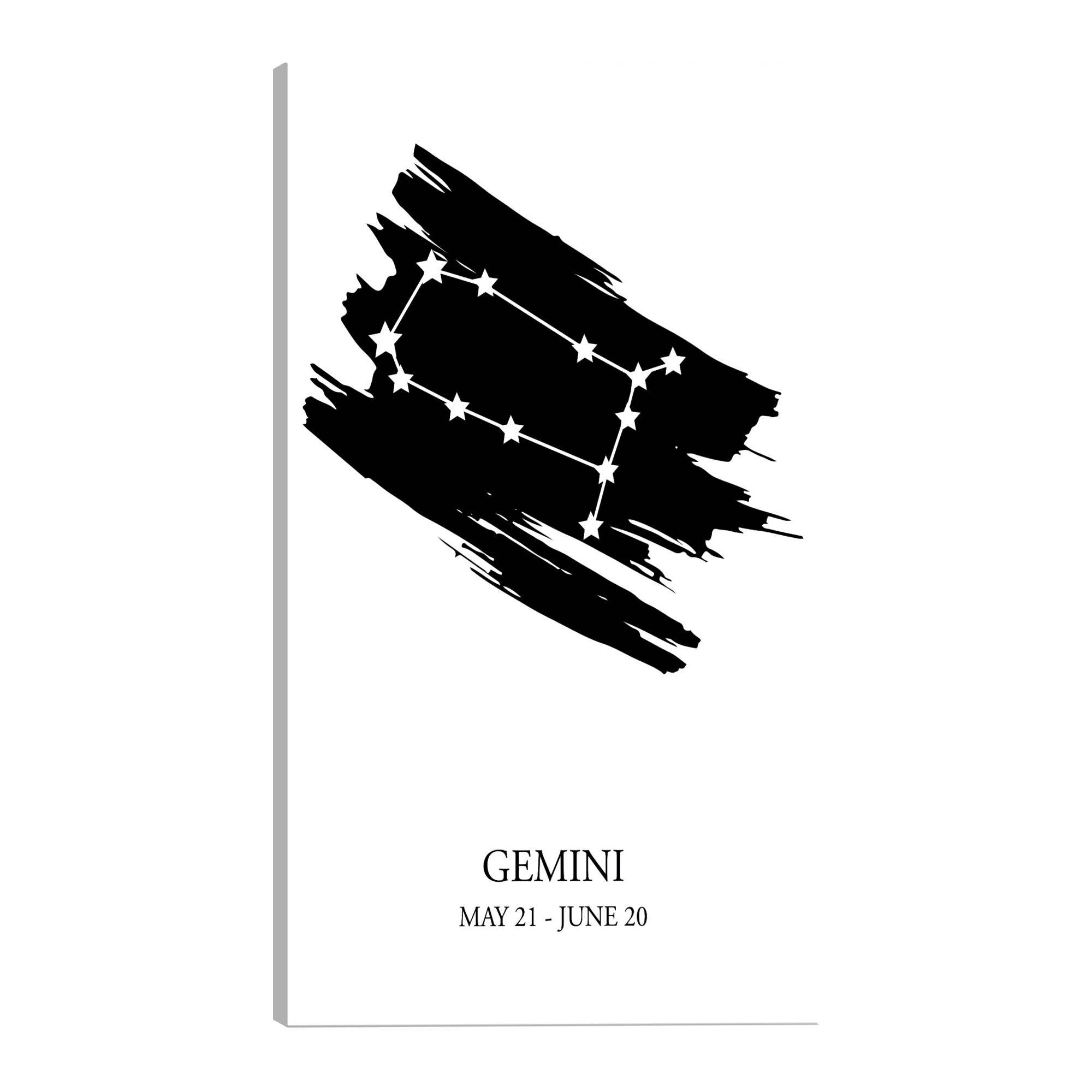 Tablou canvas - Semne zodiacale Gemeni verticali - 60 x 90 cm