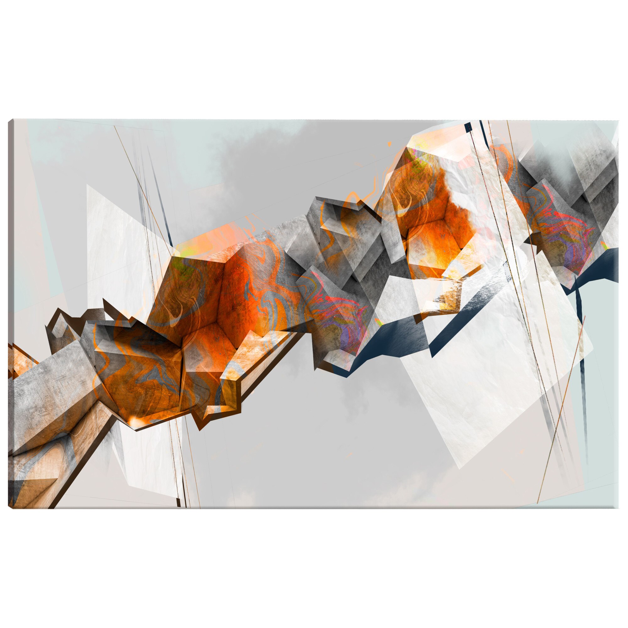 Tablou canvas - Lant abstract - 120 x 60 cm