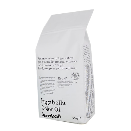 Chit de rosturi Kerakoll Fugabella Color 01, 3kg, hidrofug, antibacterian