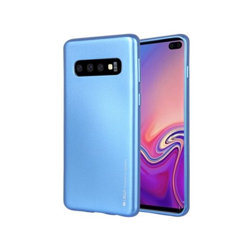 Husa Samsung S10, albastra, originala Mercury seria I Jelly Metal, slim