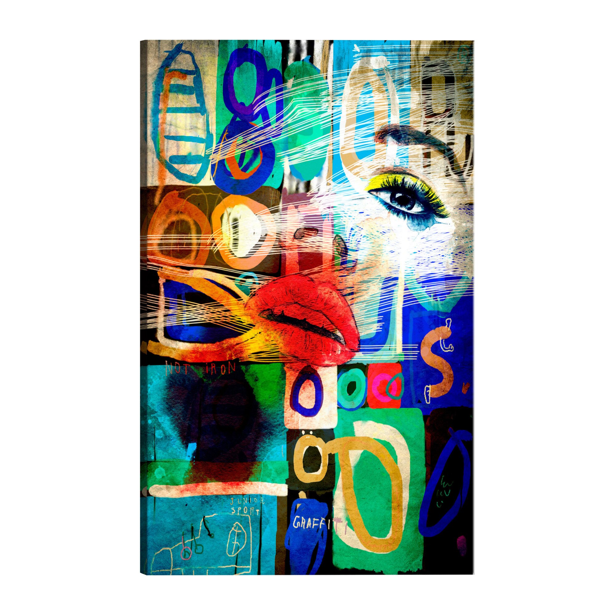 Tablou canvas - Sarutul modernitatii - 40 x 60 cm