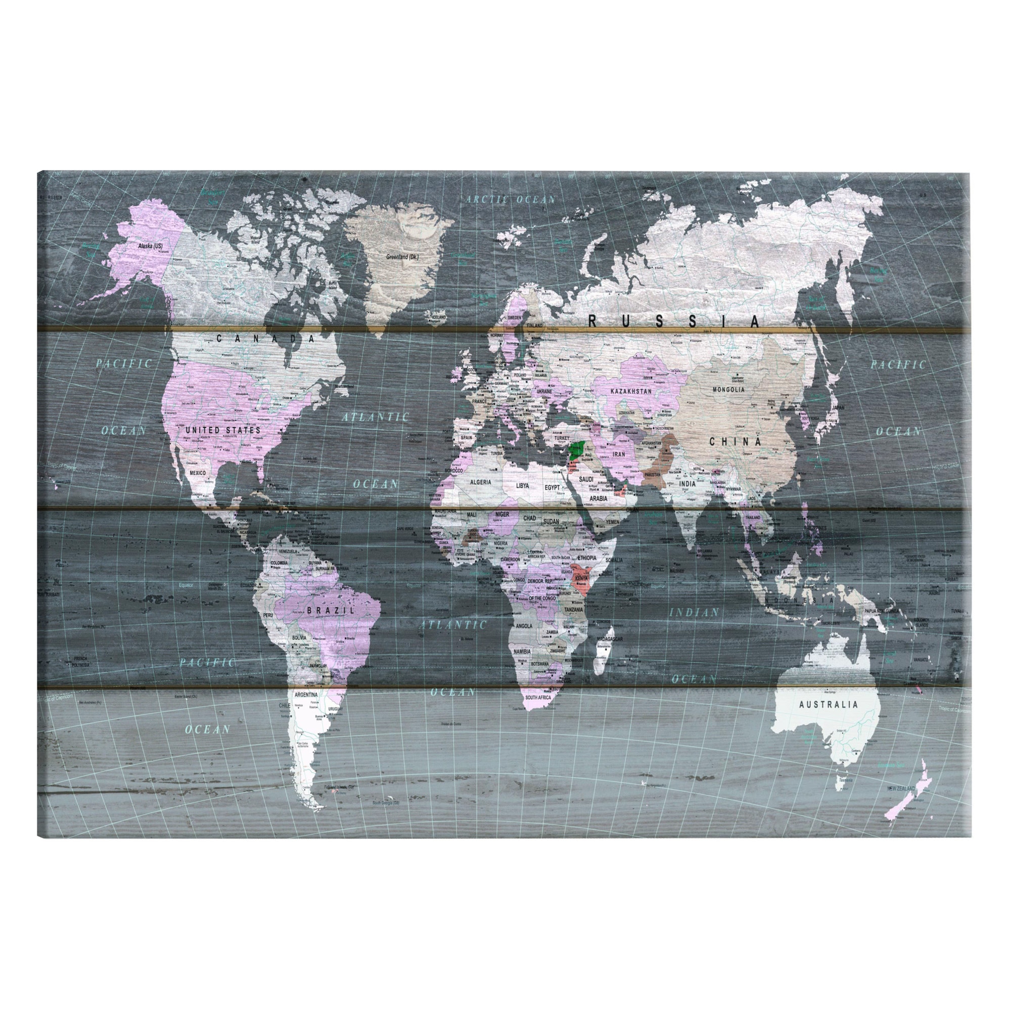 Tablou canvas - Roam In toata lumea - 90 x 60 cm