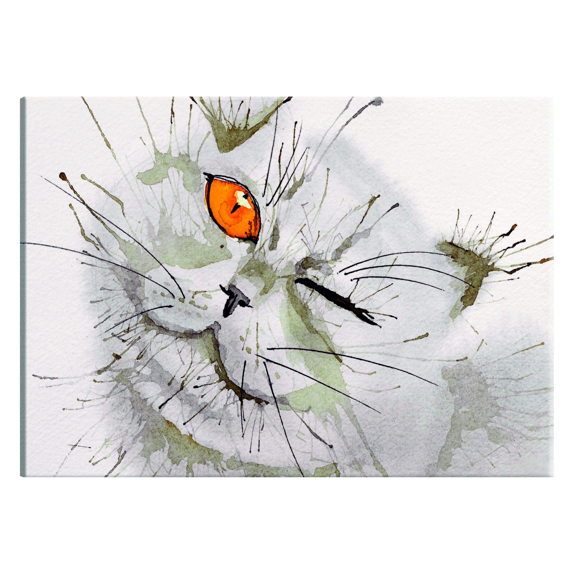 Tablou canvas - Pisica gri - 120 x 80 cm