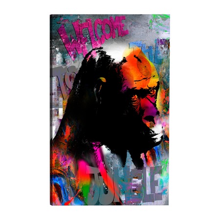 Tablou Canvas Bun Venit In Jungla 40 X 60 Cm Emag Ro