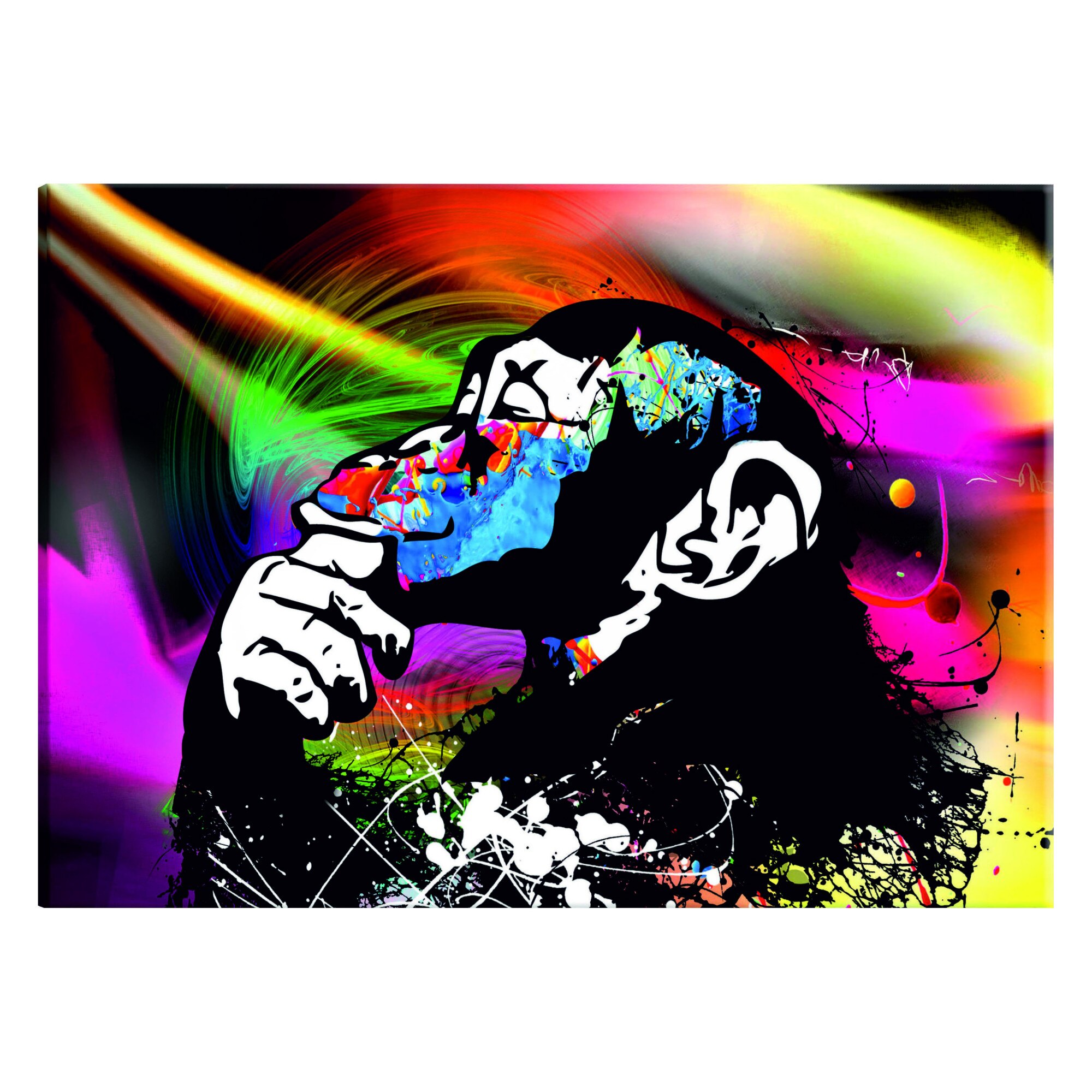 Tablou canvas - Monkey Disco - 90 x 60 cm