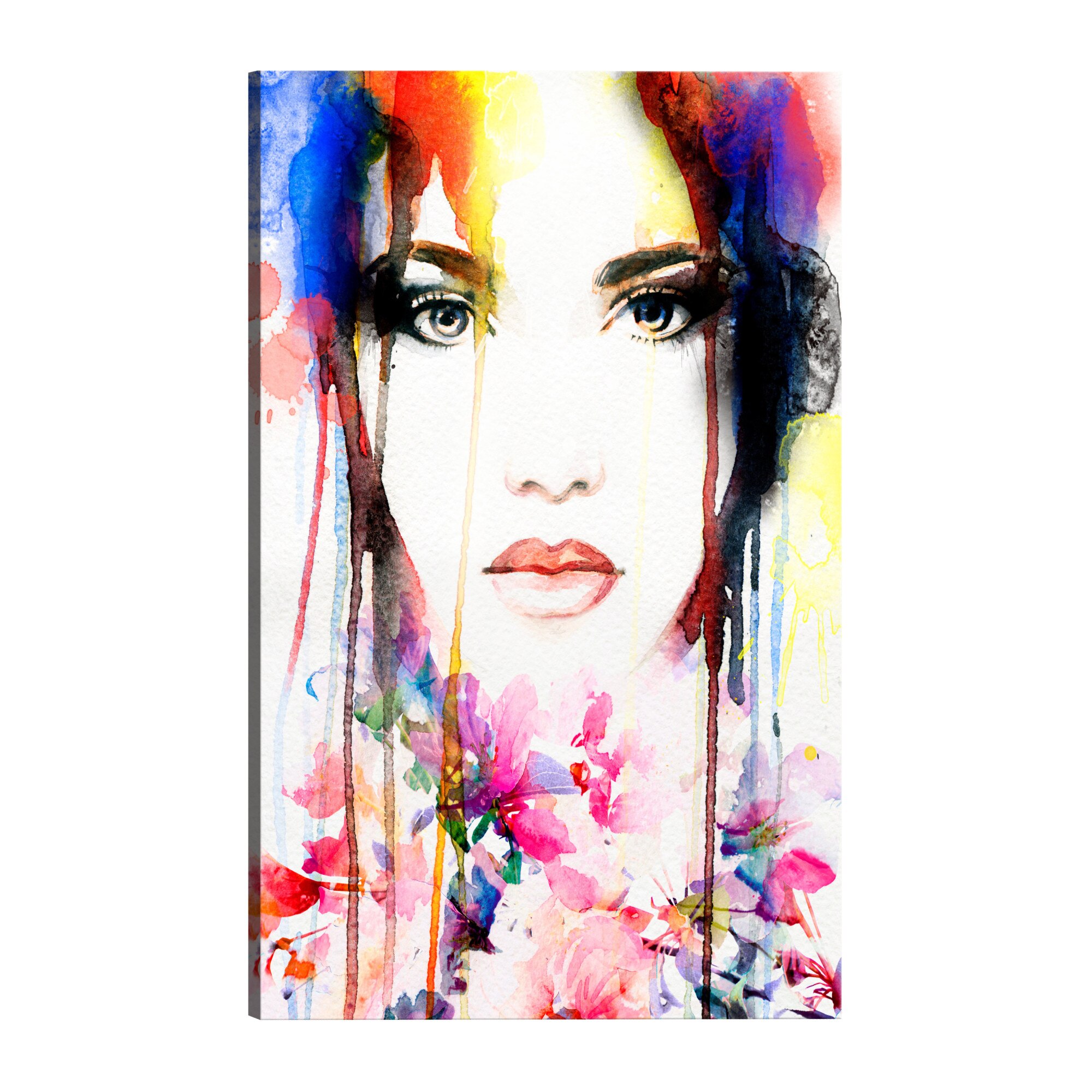 Tablou canvas - Lady colorful - 40 x 60 cm