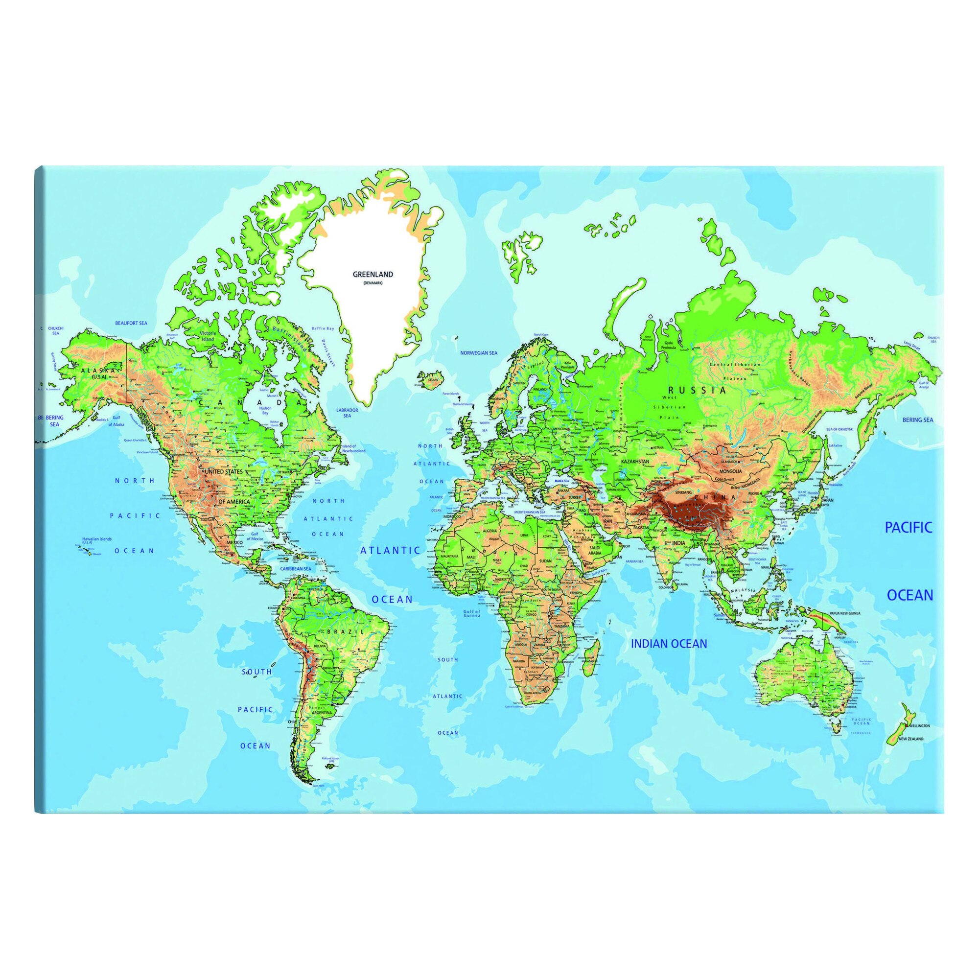 Tablou canvas - Exploreaza lumea! - 90 x 60 cm