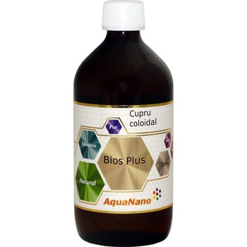 Cupru coloidal, AquaNano Bios-Plus, 30ppm, 5000ml Cupru coloidal, AquaNano Bios-Plus, 30ppm, 5000ml