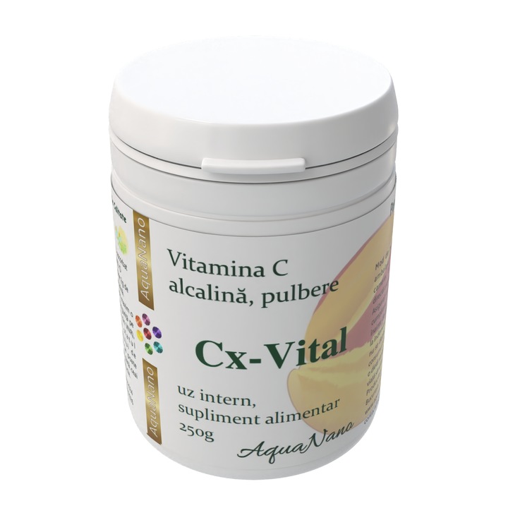 Vitamina C tamponata AquaNano Cx-Vital pulbere 250 gr