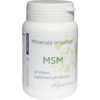 Sulf organic (metilsulfonilmetan), AquaNano MSM, 80g Sulf organic (metilsulfonilmetan), AquaNano MSM, 80g