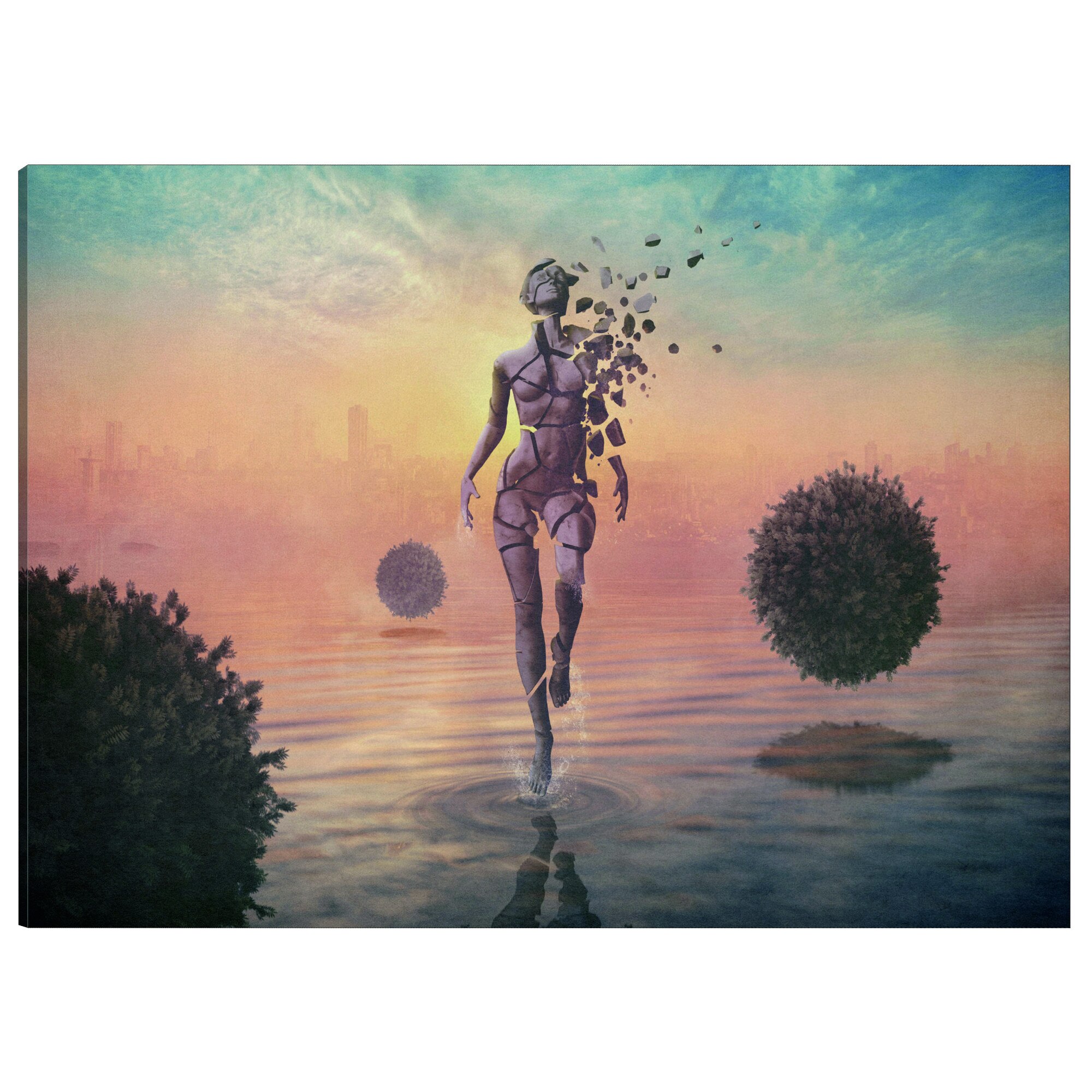 Tablou canvas - Lejeritate de greutate - 120 x 80 cm