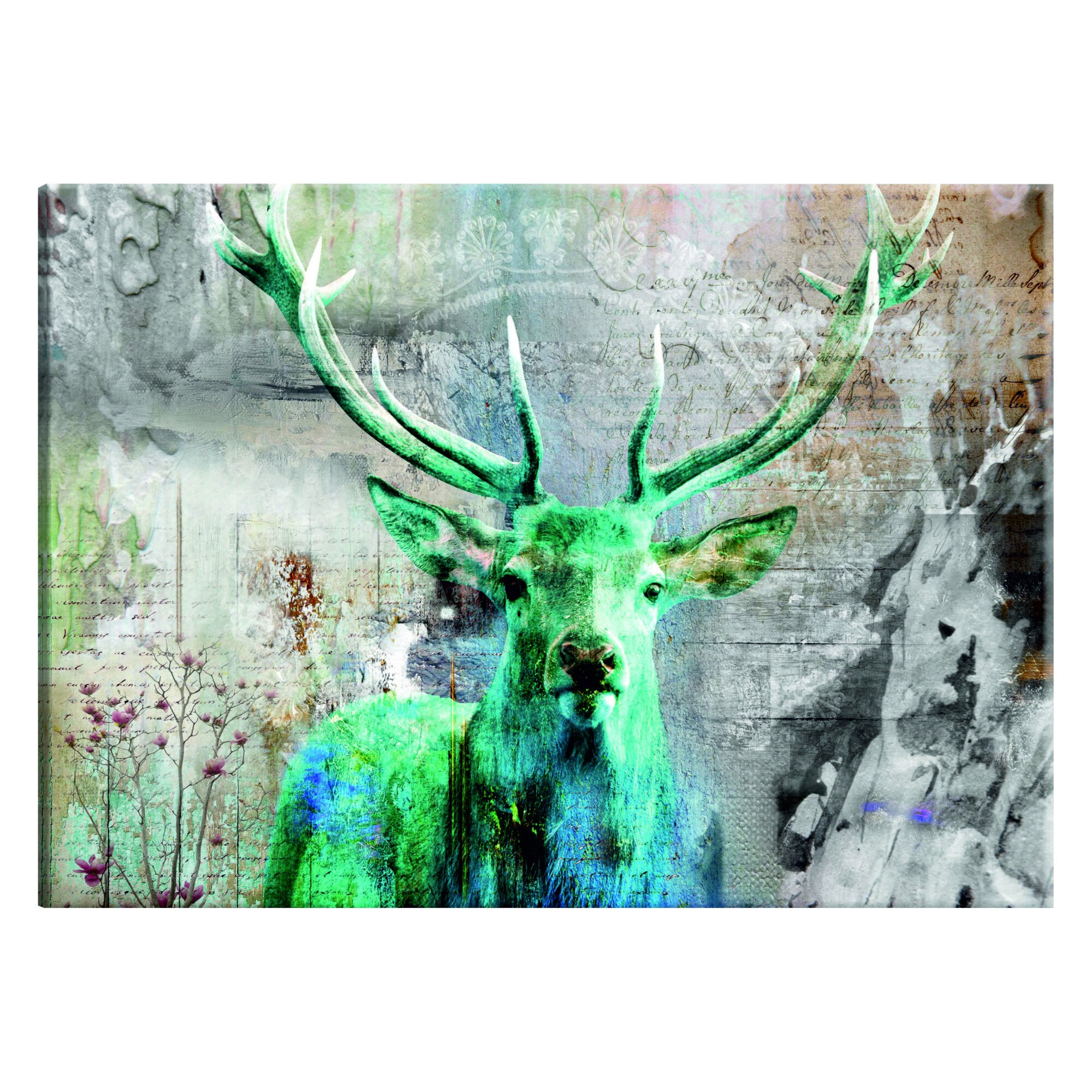 Tablou canvas - Cerb Verde - 120 x 80 cm