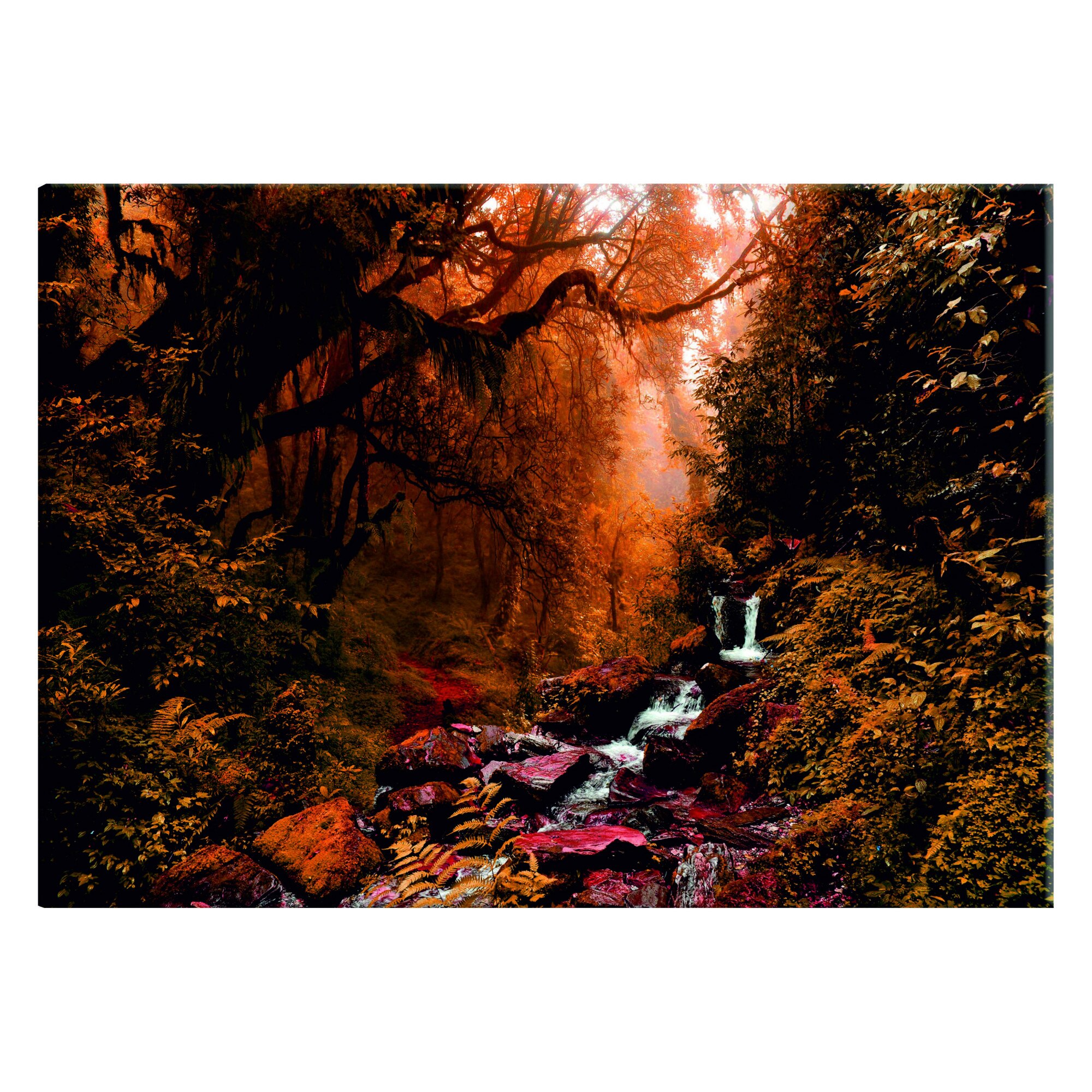 Tablou canvas - Cascada de toamna - 120 x 80 cm