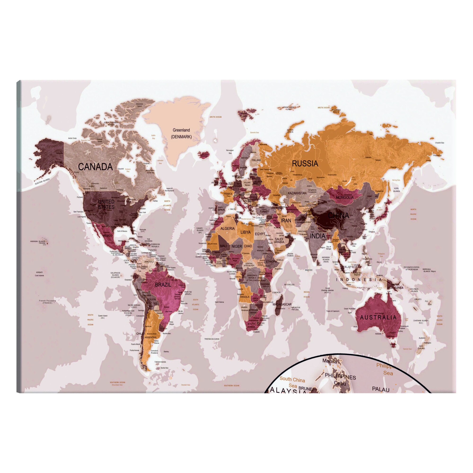 Tablou canvas - Enclava de bronz - 120 x 80 cm