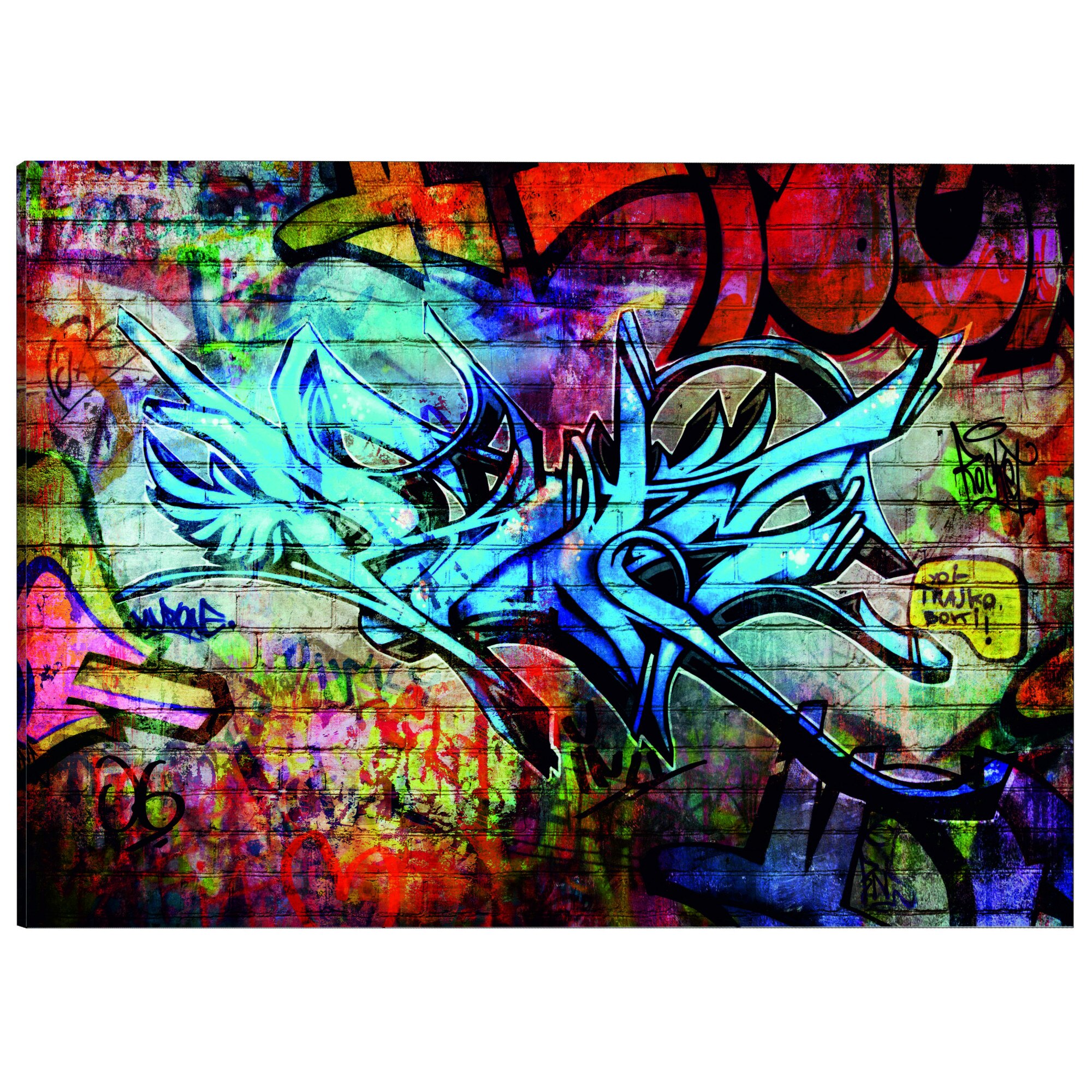 Tablou canvas - Graffiti anonimi - 120 x 80 cm